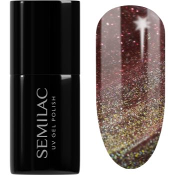 Semilac UV Hybrid Galaxy Flash unghii cu gel folosind UV / lampă cu LED - imagine 2